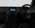 Jeep Wrangler Project Kahn JC300 Chelsea Black Hawk 2-door RHD with HQ interior 2019 3d model dashboard