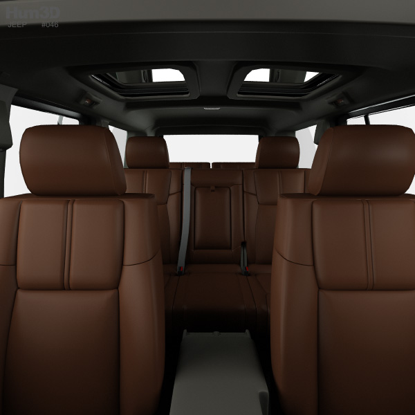 eat Soon frozen Jeep Commander Limited with HQ interior 2010 3D model - Vehicles on Hum3D