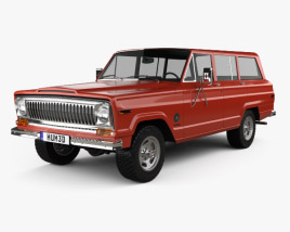 Jeep Cherokee S 4-door 1977 3D model