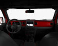 Jeep Gladiator Rubicon with HQ interior 2022 3d model dashboard