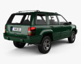 Jeep Grand Cherokee 1999 3d model back view