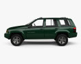 Jeep Grand Cherokee 1999 3d model side view