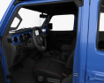 Jeep Wrangler 4 puertas Unlimited Rubicon con interior 2018 Modelo 3D seats