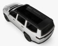 Jeep Grand Wagoneer concept 2020 Modelo 3D vista superior