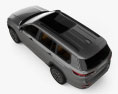 Jeep Grand Cherokee L Summit with HQ interior 2022 3d model top view