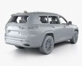 Jeep Grand Cherokee L Summit with HQ interior 2022 3d model