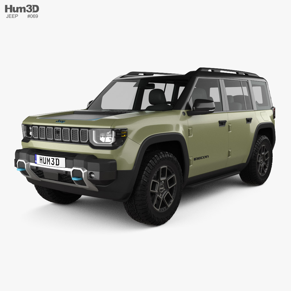Jeep Recon 4xe 2024 3D model Vehicles on Hum3D