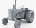 John Deere 730 1958 3Dモデル clay render