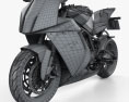 KTM 1190 RC8 R 2012 3D 모델  wire render