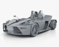 KTM X-Bow 2014 3d model clay render