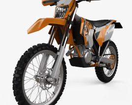 KTM 500 EXC 2016 3D model