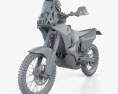 KTM 450 Rally 2014 Modèle 3d clay render