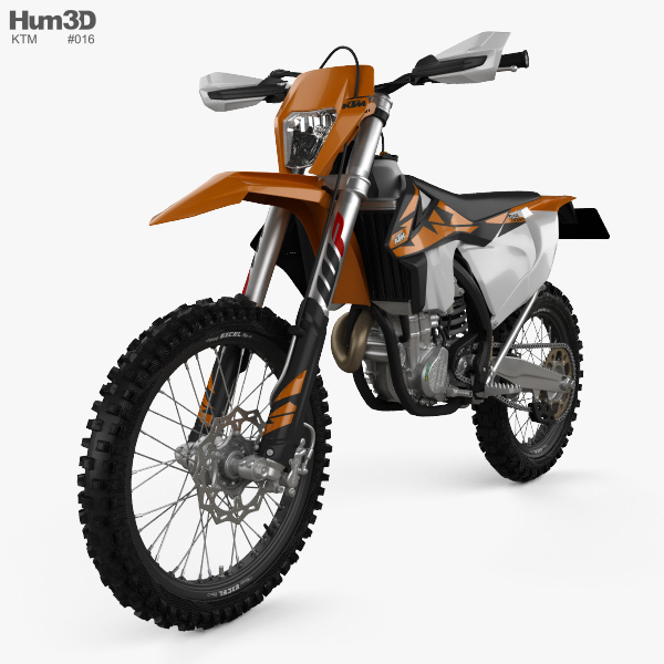 KTM 450 EXC-F 2017 3D model