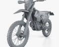 KTM 450 EXC-F 2017 3D-Modell clay render