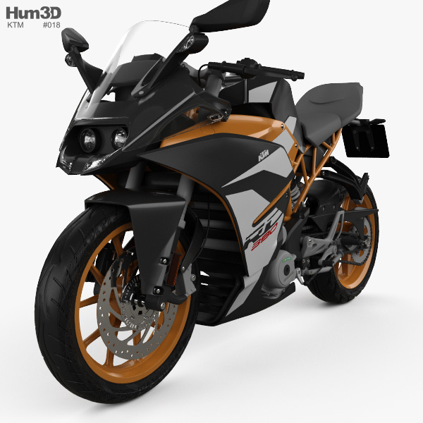 KTM 390 RC 2017 3D model