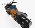 KTM 1290 Super Duke R 2020 3D模型 顶视图