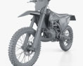 KTM 250 SX 2020 3d model clay render