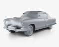 Kaiser DeLuxe 2-door sedan 1951 3d model clay render