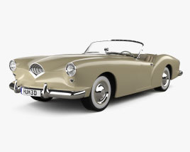 Kaiser Darrin Sport Convertible 1954 3D model
