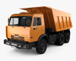 Kamaz 5511 Camião Basculante 1977 Modelo 3d