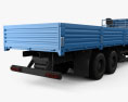 Kamaz 65117 플랫 베드 트럭 2014 3D 모델 