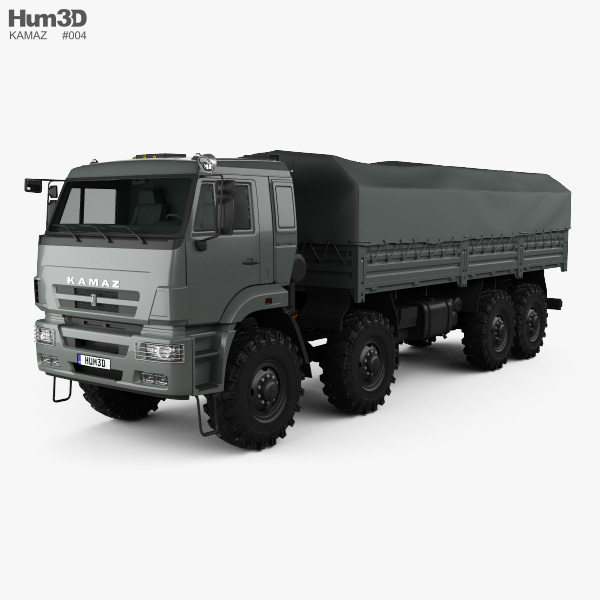 Kamaz 63501 Mustang Truck 2011 Modello 3D