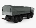 Kamaz 63501 Mustang Truck 2011 3D模型 后视图