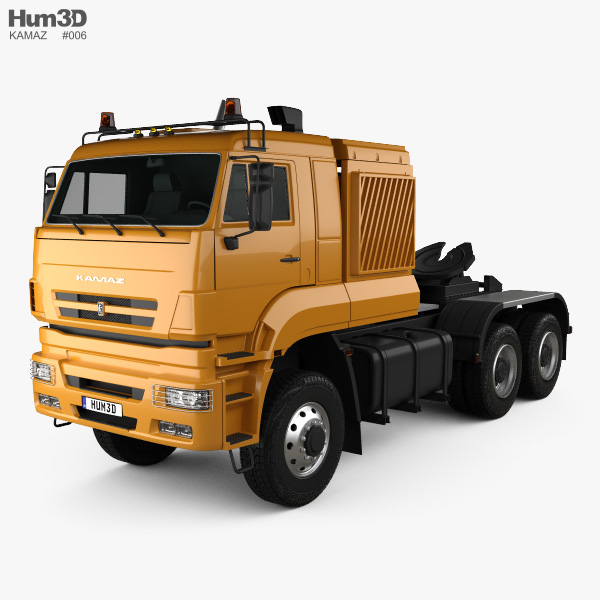 KamAZ 65226 트랙터 트럭 2010 3D 모델 