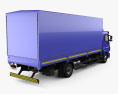 KamAZ 5308 A4 Box Truck 2013 3d model back view