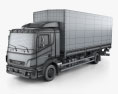 KamAZ 5308 A4 Box Truck 2013 3d model wire render