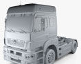 KamAZ 5490 T5 Camión Tractor 2015 Modelo 3D clay render