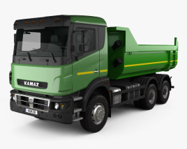 Kamaz 65802 Dumper Truck 2013 3D model