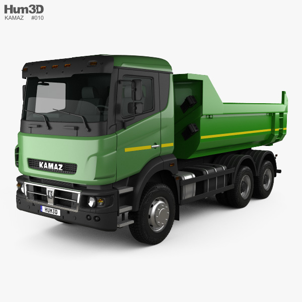 Kamaz 65802 Mezzo d'opera 2013 Modello 3D