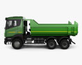 Kamaz 65802 Dumper Truck 2013 3d model side view