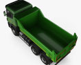 Kamaz 65802 Dumper Truck 2013 3d model top view