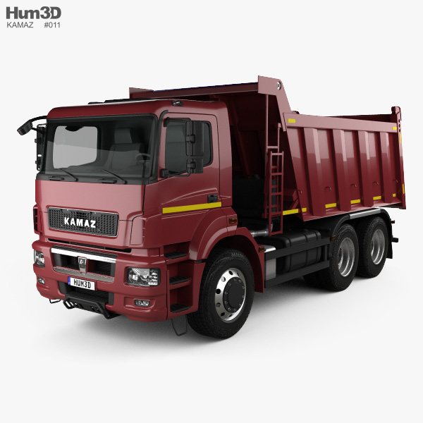 KamAZ 6580 K5 ダンプトラック 2016 3Dモデル