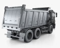 KamAZ 6580 K5 Dump Truck 2016 3d model