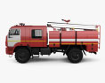KamAZ 43502 Feuerwehrauto 2017 3D-Modell Seitenansicht
