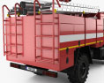 KamAZ 43502 Пожежна машина 2017 3D модель