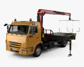 KamAZ 658625-0010-03 レッカー車 2018 3Dモデル