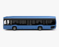 KamAZ 6282 バス 2018 3Dモデル side view