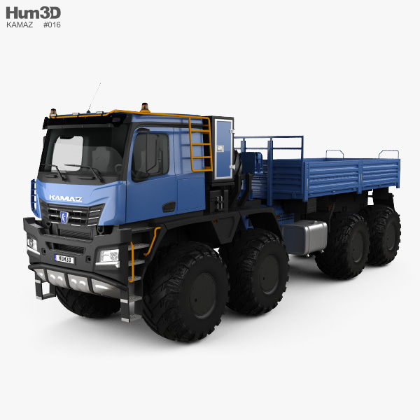 KamAZ 6355 Arctica Truck 2019 Modello 3D