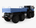 KamAZ 6355 Arctica Truck 2019 3D模型 后视图