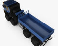 KamAZ 6355 Arctica Truck 2019 3Dモデル top view