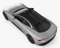 Karma Pininfarina GT 2022 3D-Modell Draufsicht