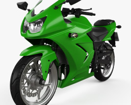 Kawasaki Ninja 250R 2011 Modelo 3D
