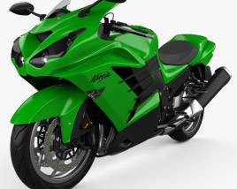 Kawasaki Ninja ZX-14R 2012 3D model