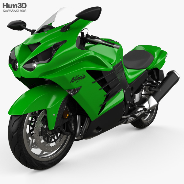 Kawasaki Ninja ZX-14R 2012 3D model
