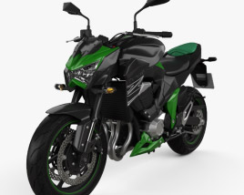 3D model of Kawasaki Z800 2014