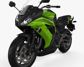 Kawasaki Ninja 650R (ER-6f) 2014 Modelo 3D